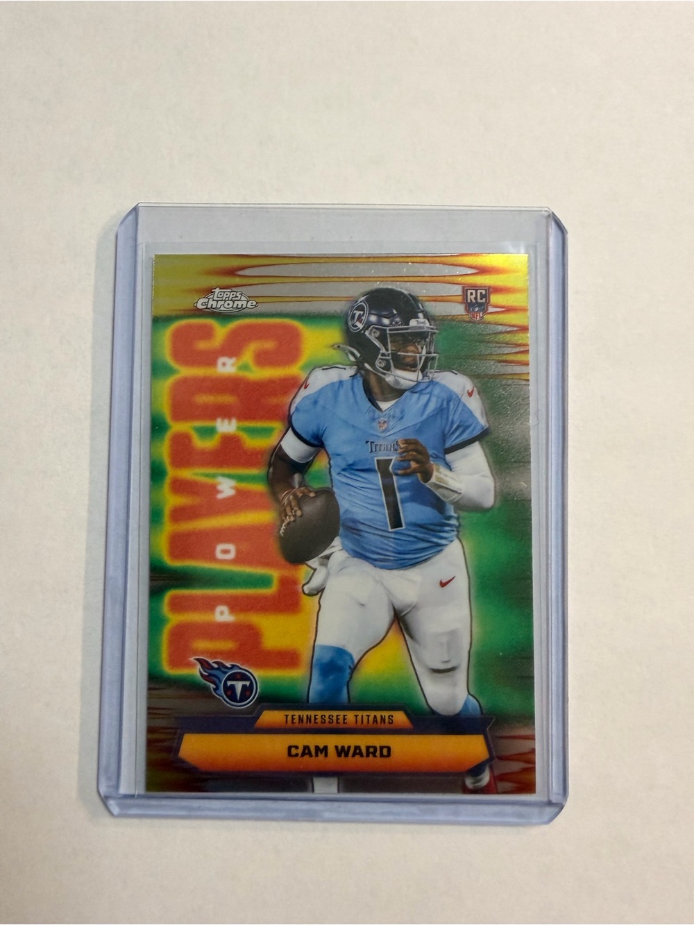 🔥Cam Ward Tennessee Titans Rookie Football Card - PLAYERS